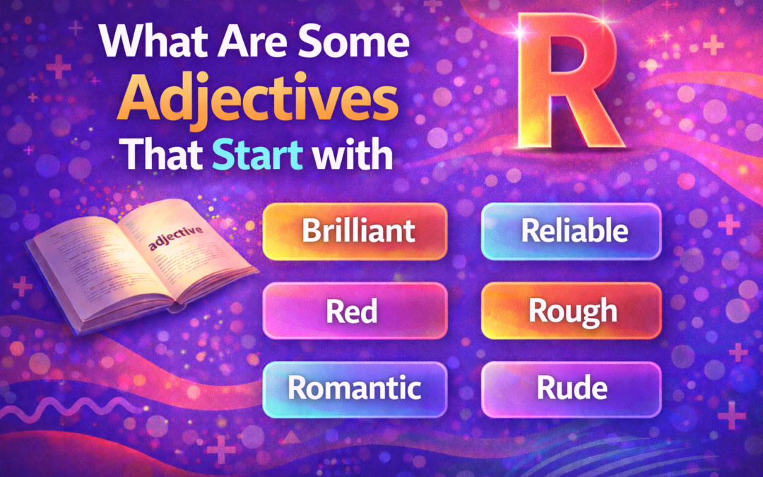 what are some adjectives that start with r